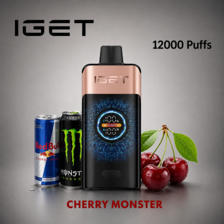 IGET ONE – CHERRY MONSTER – 12000 PUFFS
