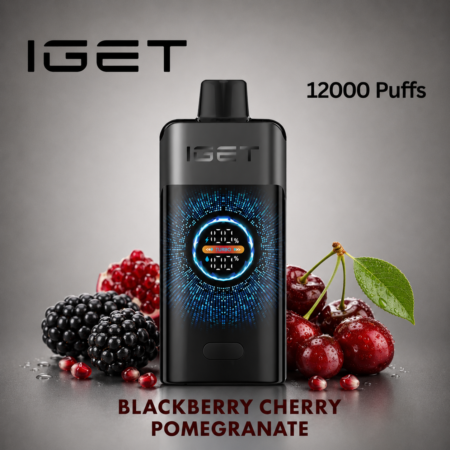 IGET ONE – BLACKBERRY CHERRY POMEGRANATE – 12000 PUFFS