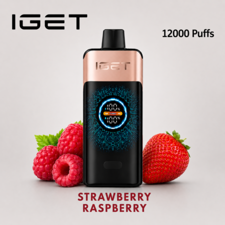 IGET ONE – STRAWBERRY RASPBERRY – 12000 PUFFS