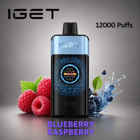 IGET ONE – BLUEBERRY RASPBERRY – 12000 PUFFS