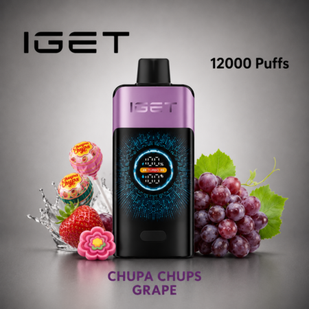 IGET ONE – CHUPA CHUPS GRAPE – 12000 PUFFS