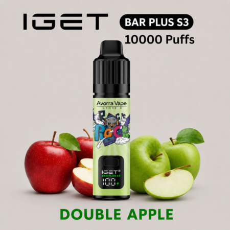 IGET BAR PLUS KIT S3 – DOUBLE APPLE – 10 000 PUFFS