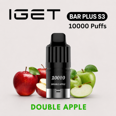 IGET BAR PLUS S3 POD ONLY – DOUBLE APPLE – 10.000 PUFFS