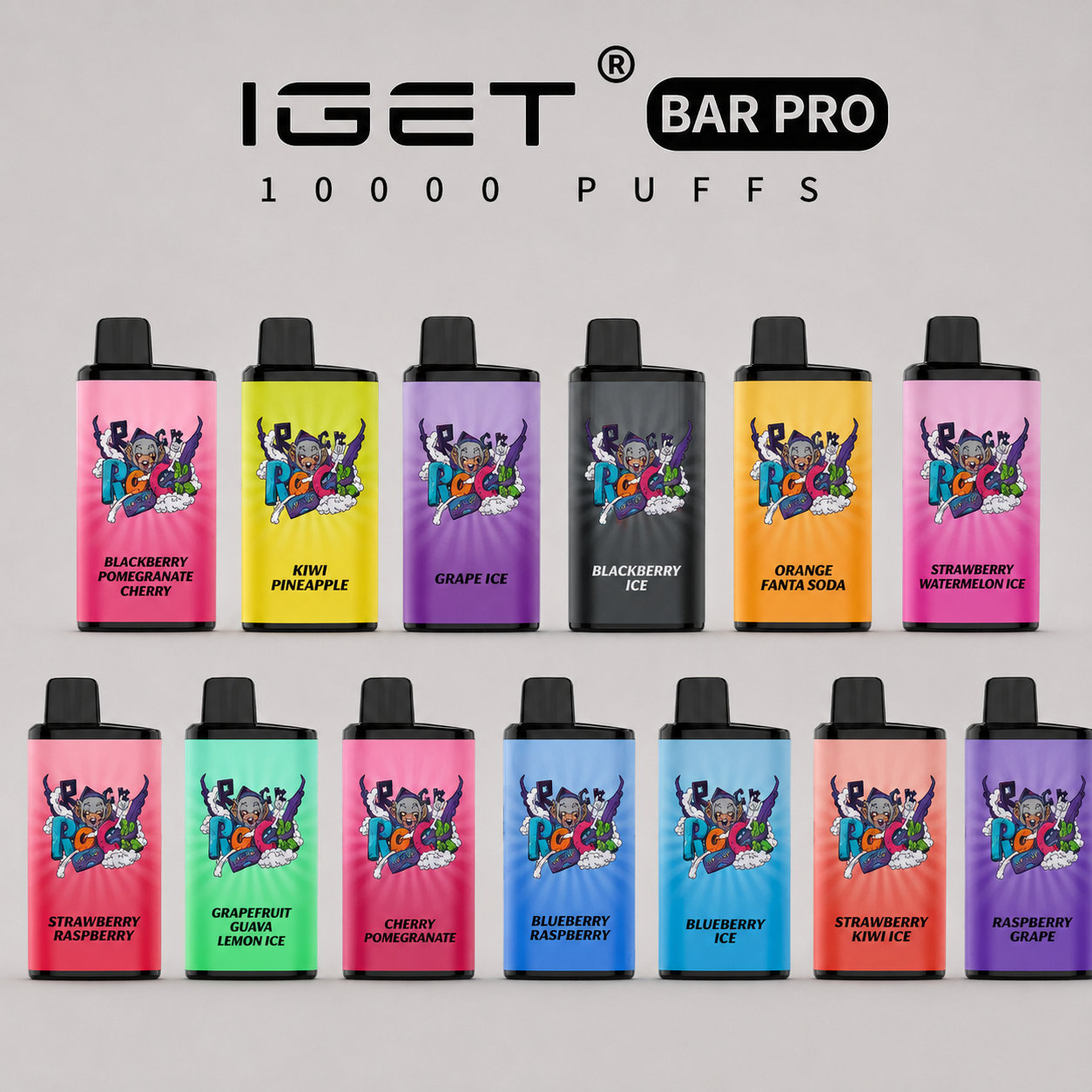 BULK 10 PCS – IGET BAR PRO 10000 PUFFS – CAN MIX FLAVOURS BULK 10 PCS – IGET BAR PRO 10000 PUFFS – CAN MIX FLAVOURS