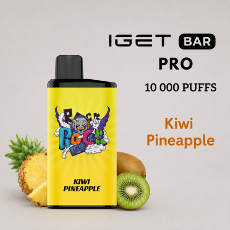 IGET BAR PRO – KIWI PINEAPPLE – 10 000 PUFFS