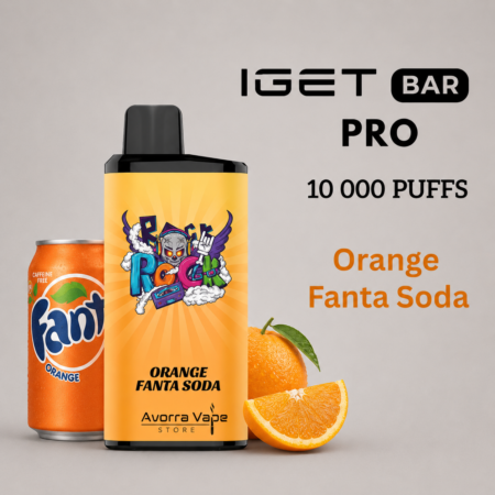 IGET BAR PRO – ORANGE FANTA SODA – 10 000 PUFFS