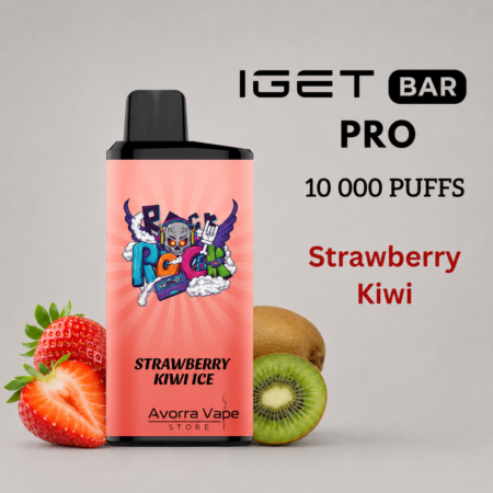 IGET BAR PRO – STRAWBERRY KIWI – 10 000 PUFFS