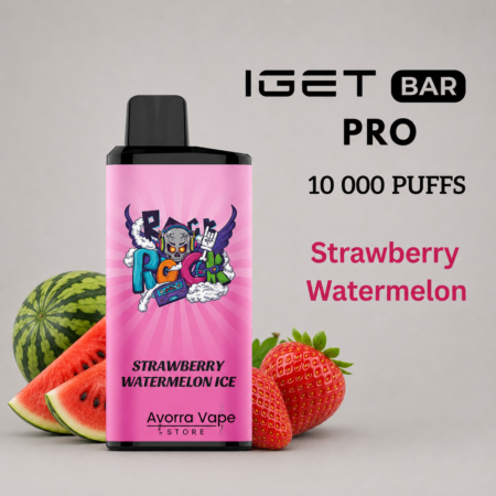 IGET BAR PRO – STRAWBERRY WATERMELON – 10 000 PUFFS