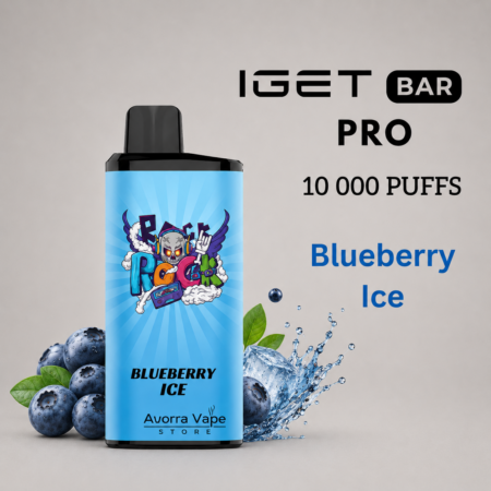 IGET BAR PRO – BLUEBERRY ICE – 10 000 PUFFS