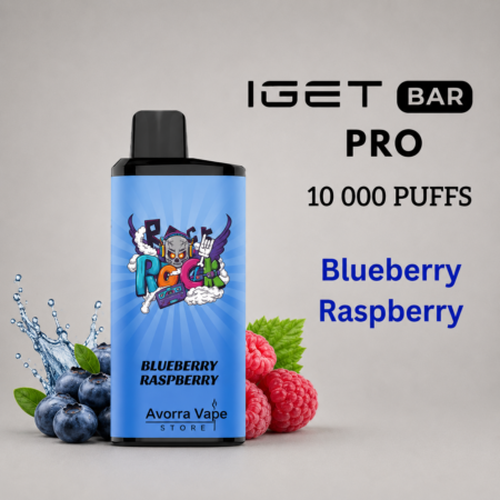 IGET BAR PRO – BLUEBERRY RASPBERRY – 10 000 PUFFS