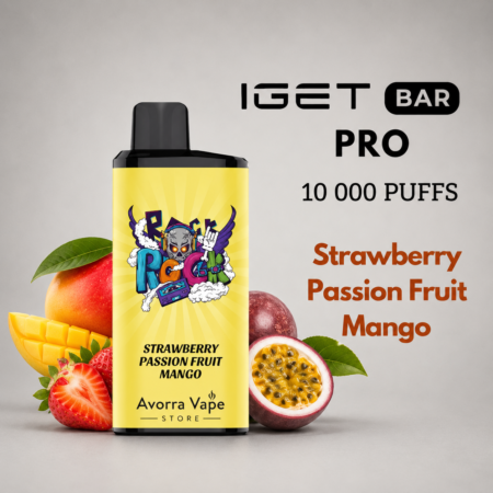 IGET BAR PRO – STRAWBERRY PASSION FRUIT MANGO – 10 000 PUFFS
