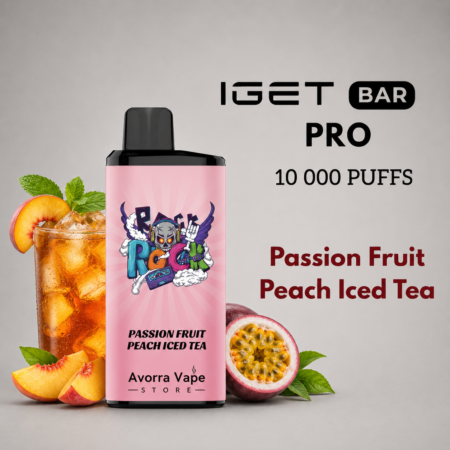 IGET BAR PRO – PASSION FRUIT PEACH ICED TEA – 10 000 PUFFS