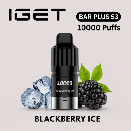 IGET BAR PLUS S3 POD ONLY – BLACKBERRY ICE – 10.000 PUFFS