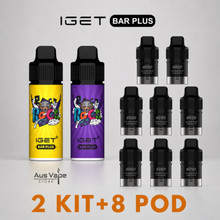 BULK SALE – 2 BAR PLUS + 8 POD REFILL – 6000 PUFFS