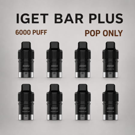 BULK 10 PCS – IGET BAR PLUS POD ONLY – 6000 PUFFS