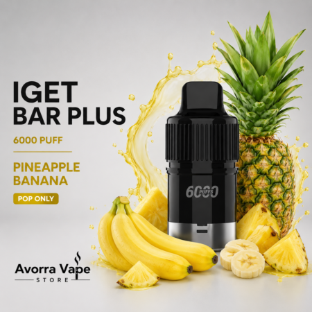 IGET BAR PLUS POD ONLY – PINEAPPLE BANANA – 6000 PUFFS