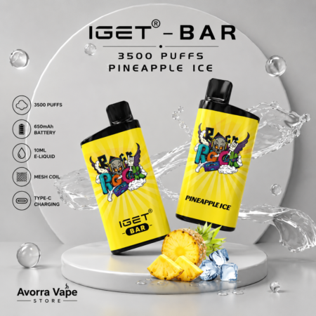 IGET BAR – PINEAPPLE ICE – 3500 PUFFS
