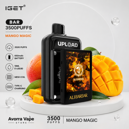 ALIBARBAR UPLOAD – MANGO MAGIC – 25000 PUFFS