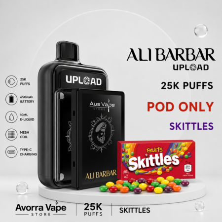 ALIBARBAR UPLOAD POD ONLY – SKITTLES– 25000 PUFFS