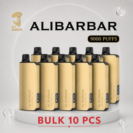 BULK 10 PCS – ALIBARBAR INGOT 9000 PUFFS – CAN MIX FLAVOURS