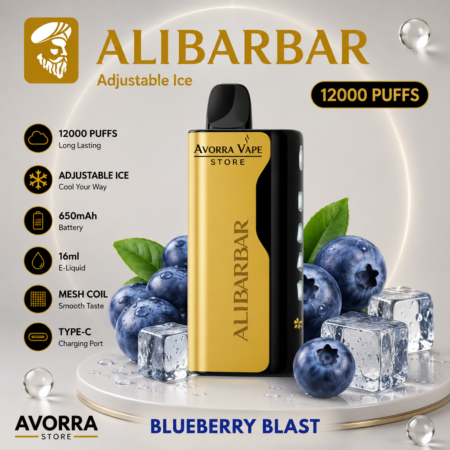 ALIBARBAR ICE ADJUST – BLUEBERRY BLAST – 12000 PUFFS