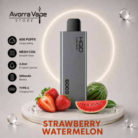 HQD CUVIE SLICK – STRAWBERRY WATERMELON – 6000 PUFFS