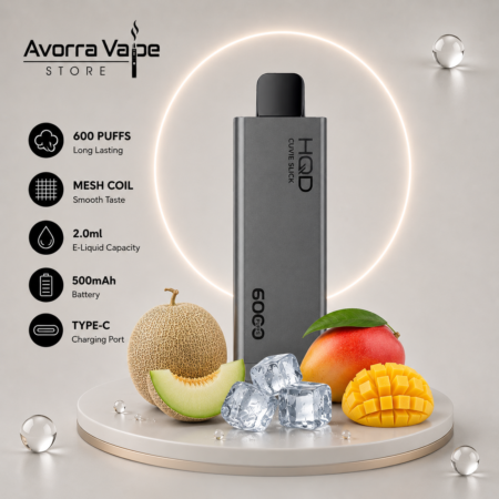 HQD CUVIE SLICK – MANGO HONEYDEW ICE – 6000 PUFFS