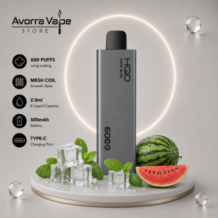 HQD CUVIE SLICK – LUSH ICE – 6000 PUFFS