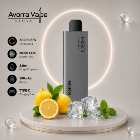 HQD CUVIE SLICK – LEMON MINT – 6000 PUFFS