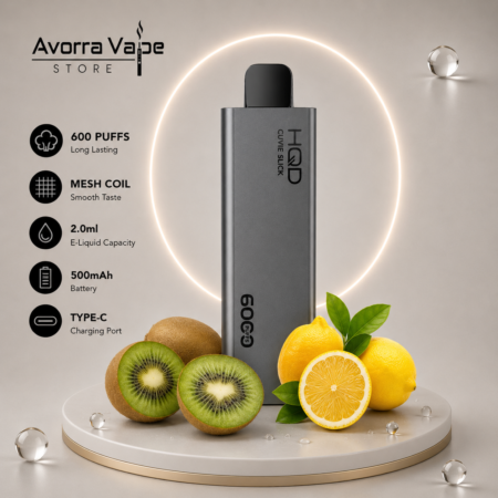 HQD CUVIE SLICK – KIWI LEMON – 6000 PUFFS