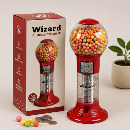 27'' MINI WIZARD SPIRAL GUMBALL MACHINE