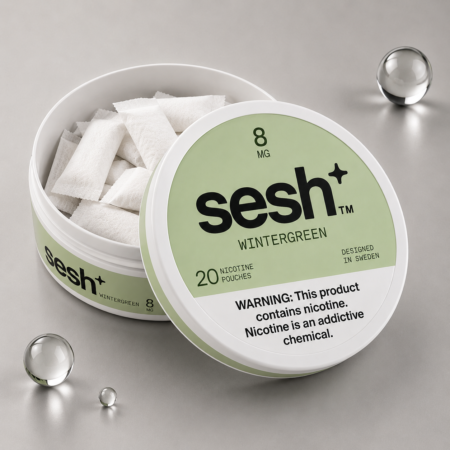 Sesh+ Wintergreen 8mg Nicotine Pouches