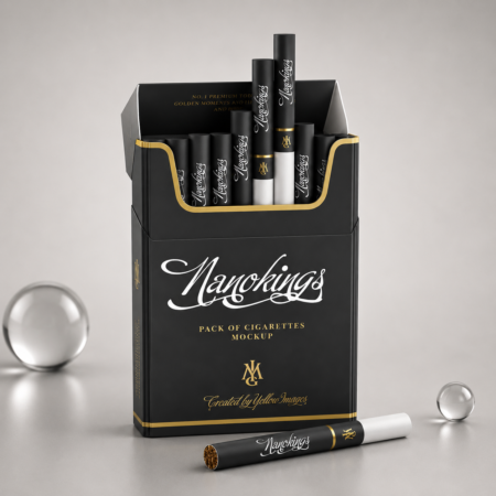 Nanokings Pack of Cigarettes Mockup