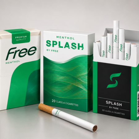Splash Herbal Menthol Smokes/ Step Herbal Cigarettes