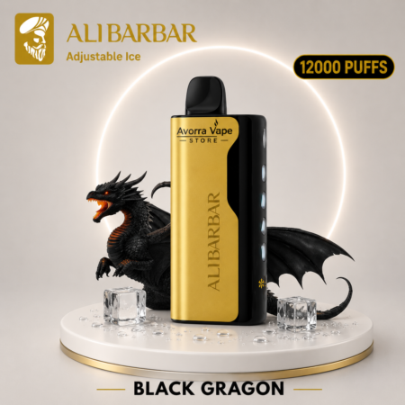 Alibarbar Ice Adjust Black Dragon 12000 PUFFS