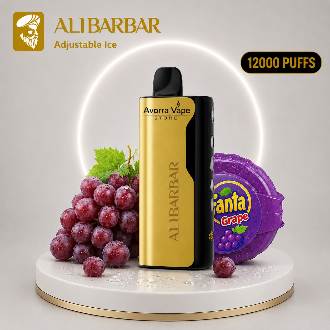 ALIBARBAR ICE – HUBBA BUBBA GRAPE – 12000 PUFFS ALIBARBAR ICE – HUBBA BUBBA GRAPE – 12000 PUFFS