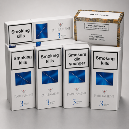 Parliament Night Blue Cigarette