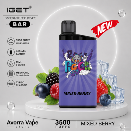 IGET BAR – MIXED BERRY – 3500 PUFFS