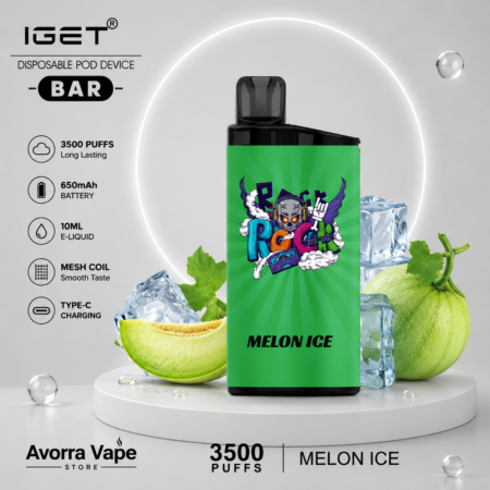 IGET BAR – MELON ICE – 3500 PUFFS
