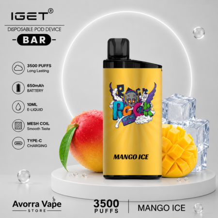 IGET BAR – MANGO ICE – 3500 PUFFS