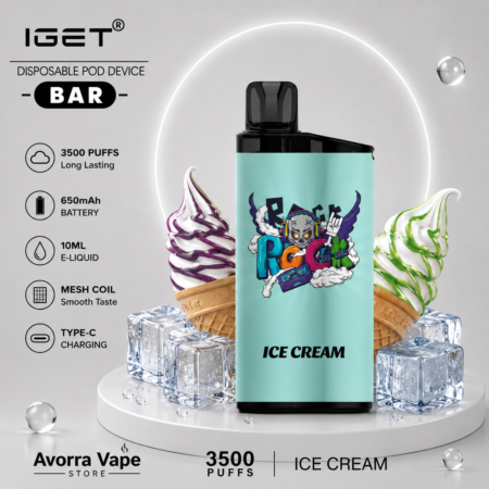 IGET BAR – ICE CREAM – 3500 PUFFS