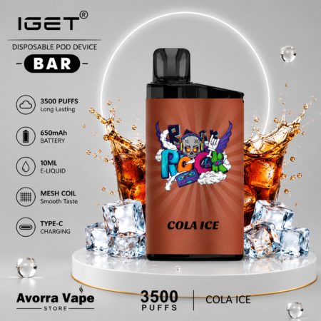 IGET BAR – COLA ICE – 3500 PUFFS